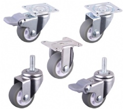 1 inch, 1.25 inch, 1.5 inch, 2 inch rubber wheel, screw rod, universal wheel, mute caster, electric bicycle wheel