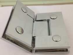 304 stainless steel precision casting bathroom clip 135 degree high straight edge glass door clamp
