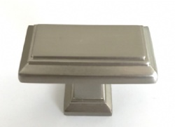 Zinc Alloy Square Single Hole Knob Cabinet Drawer Sliding Pull Knob